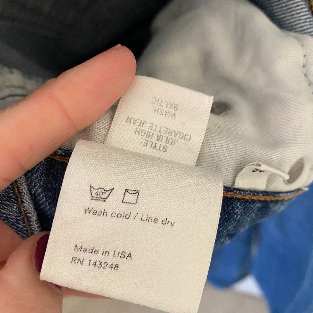 Reformation Julia High Waist Cigarette Jeans - Picture 9 of 11